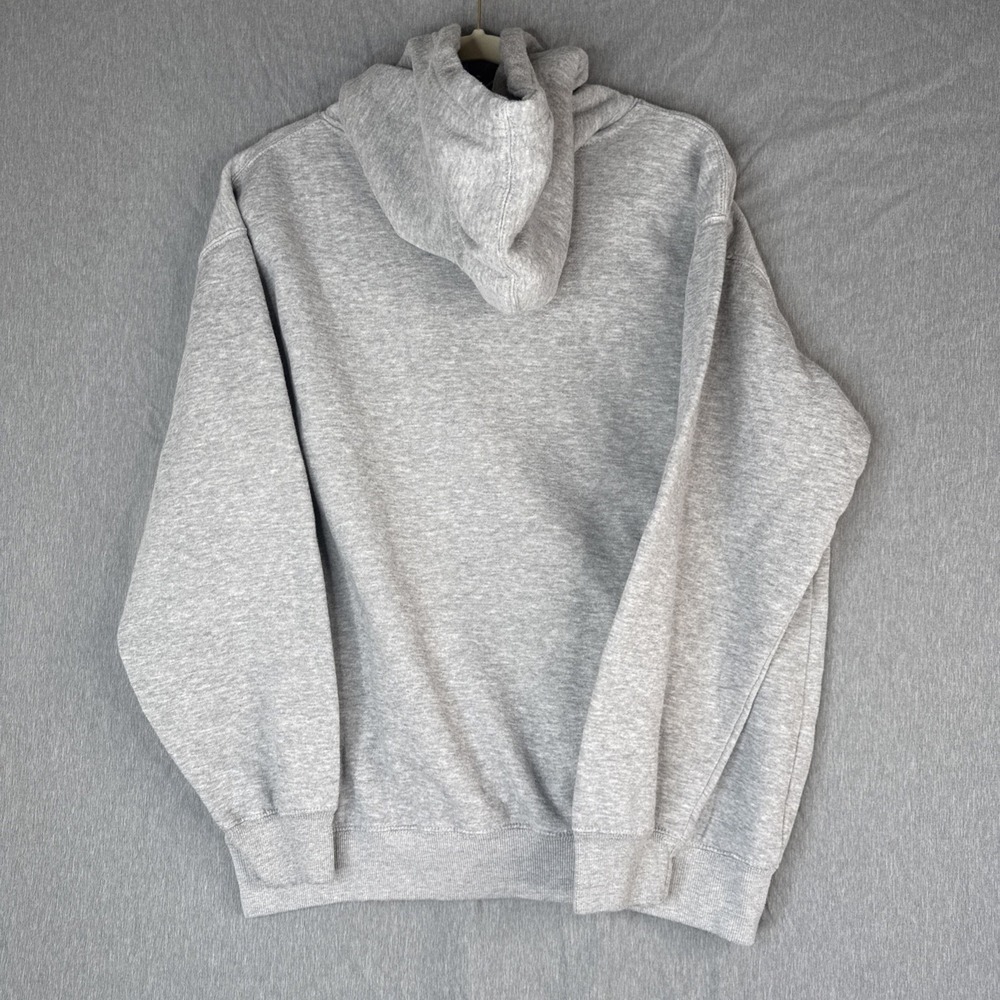 Buc-ee's Hoodie Men's Gray Large Pullover Fleece Logo Sweatshirt Adult Unisex - Picture 4 of 5